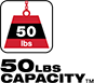 50lb Weight Capacity